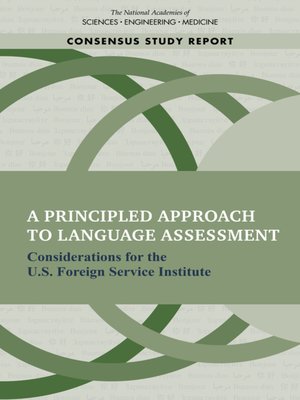 cover image of A Principled Approach to Language Assessment